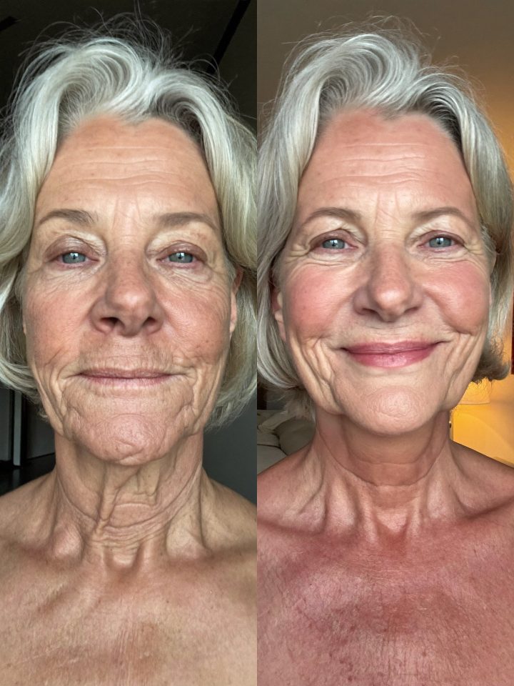 Customer before and after result