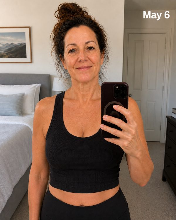 Progress photo, week 8